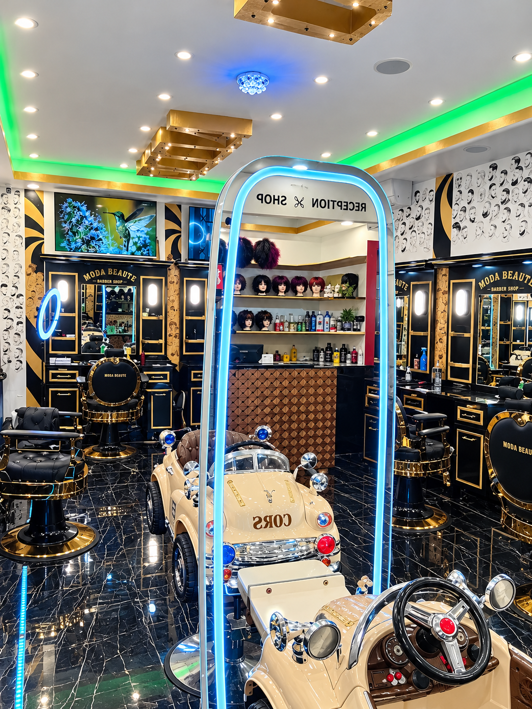 Vue intérieure du salon MODA BEAUTE